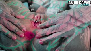 Extraordinary DAP Threesome for Tattooed Dreadhead – ATM & Double Facial
