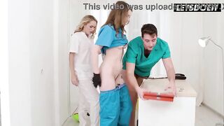 Eden Ivy Sucks Him Standing In advance of Getting Fucked Hard in a 3-some