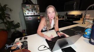 Older Cheating Boss Kymber Leigh Finds Employee London Ford’s Dong Fotos And Takes His Weenie POV