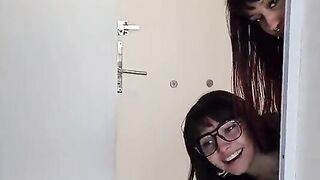 We were playing Free fire on our phones, she wanted to distract us and ended up double penetrated