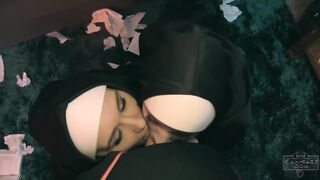 Nuns Sinn Sage And Nova Sky Share Sinful 3some With Hung Man