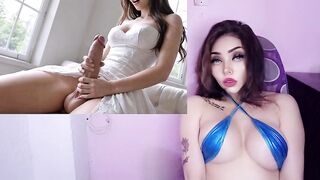 Brides with knobs enjoy their wedding night – AI-generated by the "AiMasterX" channel.