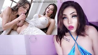 Brides with knobs enjoy their wedding night – AI-generated by the "AiMasterX" channel.