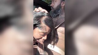 sucking big rod in heavy traffic