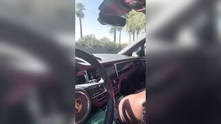sucking big rod in heavy traffic