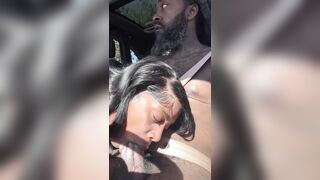 sucking big rod in heavy traffic