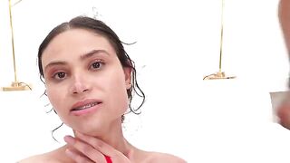 Anal, vaginal and mouth at the same time. Come on boyz no stop! DP. Latin playgirl sick.