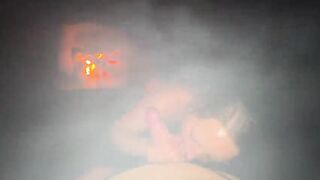 Undressed Outside and Touching Myself Before Sucking Ramrod