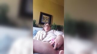 Femboy enjoys herself untill shes being watched