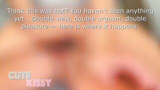 This chab cumed in just a minute but this honey continued to screw him till this hottie get orgasm.