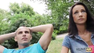 HUNT4K. Beauty has lost money so this hottie earns it by making her...