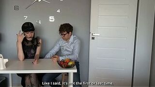 Bratty Wednesday didn't expected a human to have a such enormous wang that will penetrate her till creampie