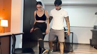MILF hires a personal coach and the session ends up out of control.