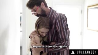 PURE TABOO Riley Star Would Definitely Fuck Her Stepdad To Make Him Feel Better - SPANISH SUBTITLES
