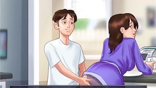 Summertime Saga - scenes with Debbie DUBBED part 2
