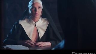 Deeper. Lewd Nun Kenna James Gets A DP Group-sex With 5 Biggest Dicks Airtight Ending In Bukkake