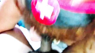 65-year-old retired nurse orgasms when she feels my wang inside her