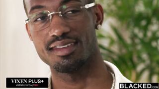 BLACKED Pretty Milan Cheek Knows How to Work A BBC In Rough Hotel Room Bang