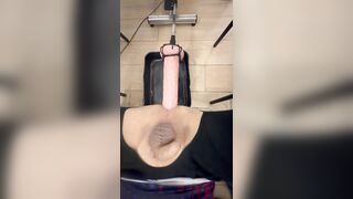 Tirando o estresse do dia com meu vibrador