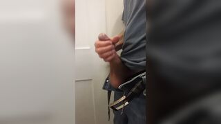 I hope my belt isn't getting in the way of you sucking my lovely erection