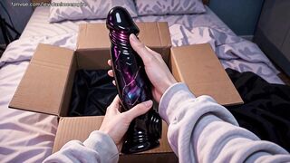 Pink Hair Manga Beauty Deepthroats, Rides and Cums on Her Vibrator