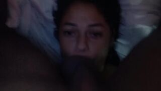 Cheating Wife Mouth Drilled in 69 by Friend of Her Cuckold Hubby