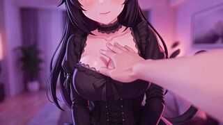 Yuki’s first Night Alone With YOU - 3D Manga Catgirl POV Animation