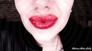Give your cum and soul to my demonic red lips