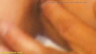 German stepmom with glasses deep fingered