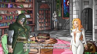 Doom screws Ms Bowen's tight vagina hard - doomination gameplay part 1