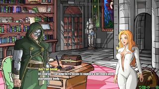 Doom screws Ms Bowen's tight vagina hard - doomination gameplay part 1