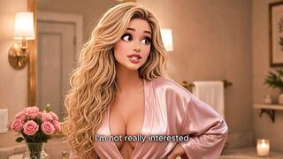 Hot Golden-haired Stepmom fucks with young guy in the shower