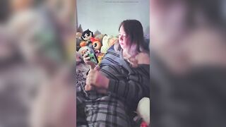 Trans Cutie Masturbating to Porn