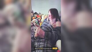 Trans Cutie Masturbating to Porn