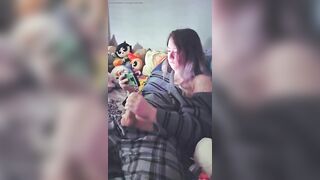 Trans Cutie Masturbating to Porn