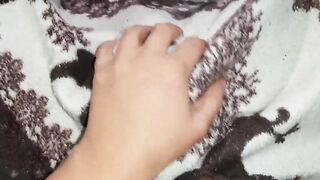 Whilst our housekeeper cleans, we secretly fart, lick, and cum underneath the covers