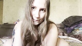 Anastasia Mastix masturbates her twat with a sex-toy and performs a JOI session for her slave after orgasm