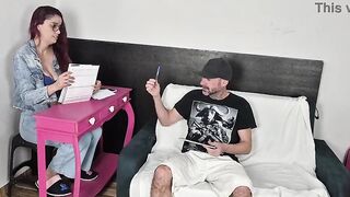 My teacher caught me masturbating to her!