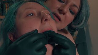 Hand Over Mouth + Obscene Socks - Stepmom Makes Stepdaughter Taste Her Own Dirt