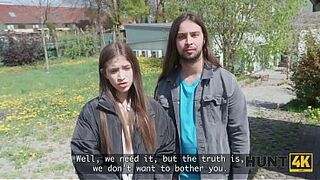 HUNT4K. My Boyfriend-cuckold Going to Watch YOU Fuck Me