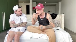 My straight friend invited me to his house.