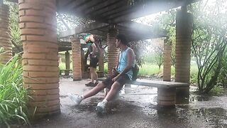 MALOCA 26 CM ENDOWED BANGED ME ON THE PARK BENCH (TRAILER)