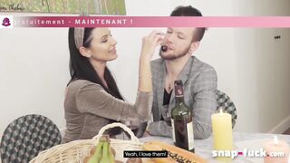 Young Guy Fucks Mature Lady During Dinner (French Porn)
