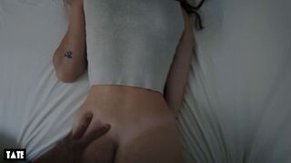 my stepsister craves me to cum inside her during the time that parents are not at home - little arden