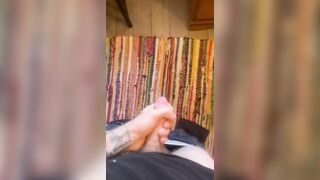 Amateur solo hunk exploring deepthroat now