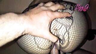 I got to the hotel, this playgirl welcomed me in a tight mesh bodysuit, gave me a appealing oral and we went hard in doggy and missionary - watch full on X Red
