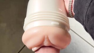 4K Close-Up Fleshlight Fuck With My Big Rod