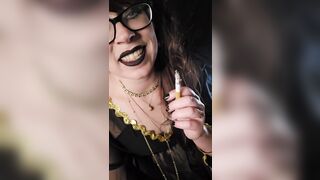The Smokin' Fetish Gothic Witch Loves Cigarettes