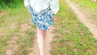 I love walking outside and having multiple orgasms with the Lovense Lush