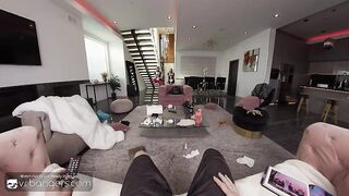 VR Bangers: Sexy Maids In Uniform Suck A Massive Penis While A Wife Is Away pt.2